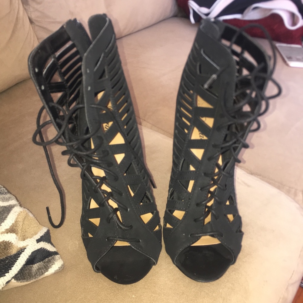 Black heels